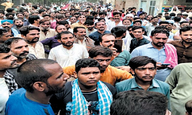 Faisalabad Worker Protests
